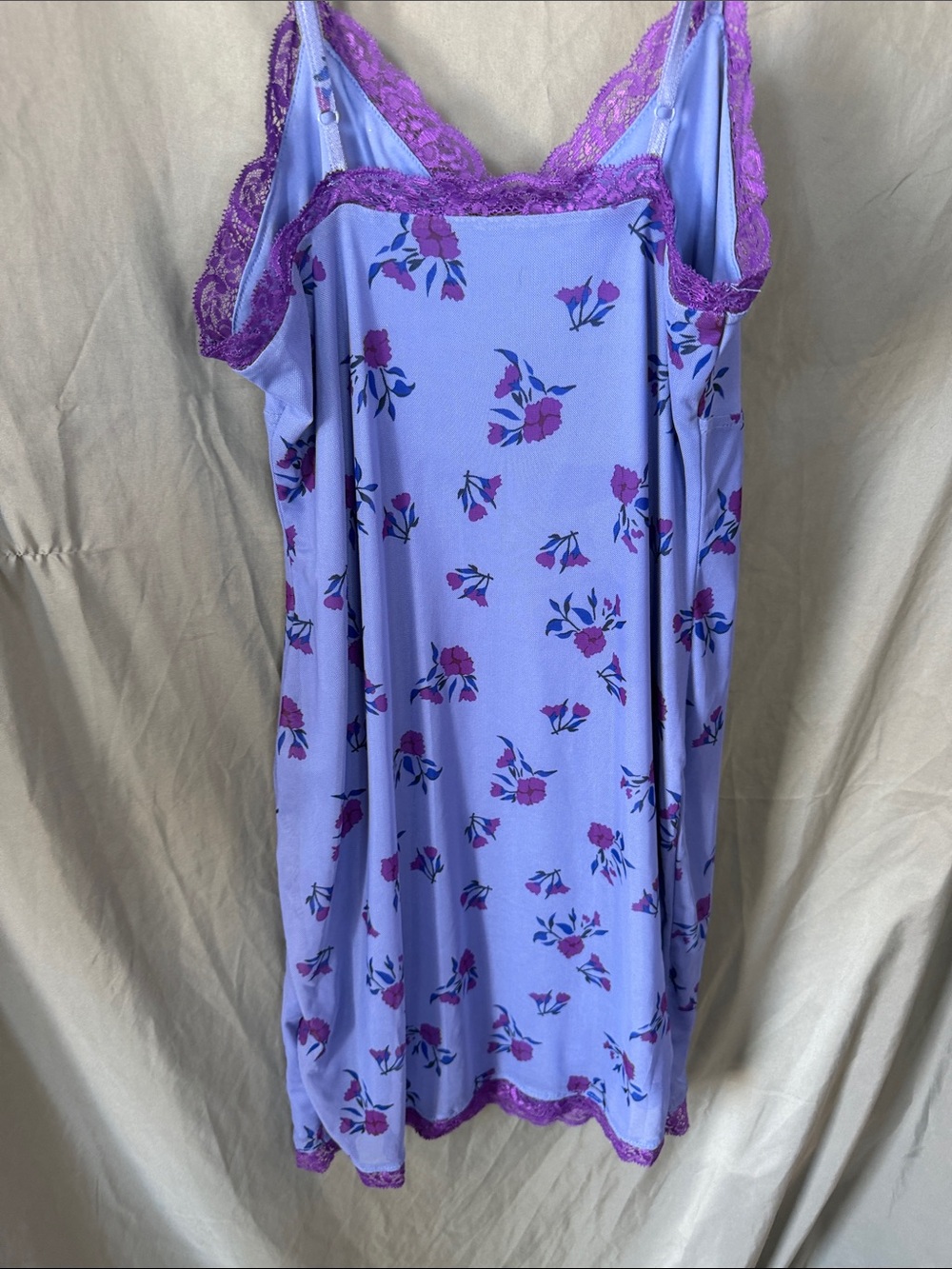 Floral Lace Trim  Slip dress - Picture 5 of 5